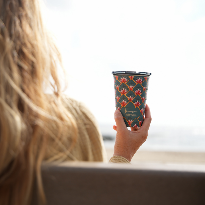 16oz Insulated Stackable Tumbler - White Lotus#color_white-lotus