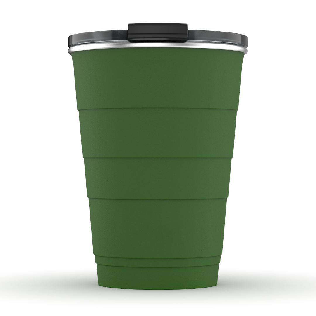 Contribute Sustainably Insulated Stackable Tumbler#color_forever-green