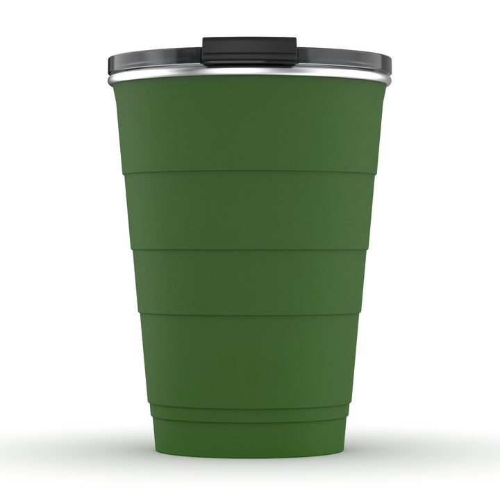 Contribute Sustainably Insulated Stackable Tumbler#color_forever-green