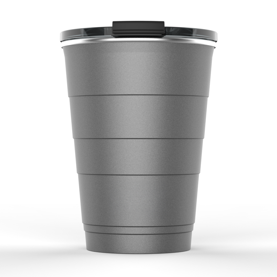 Contribute Sustainably Insulated Stackable Tumbler#color_slate