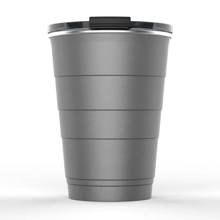 Contribute Sustainably Insulated Stackable Tumbler#color_slate