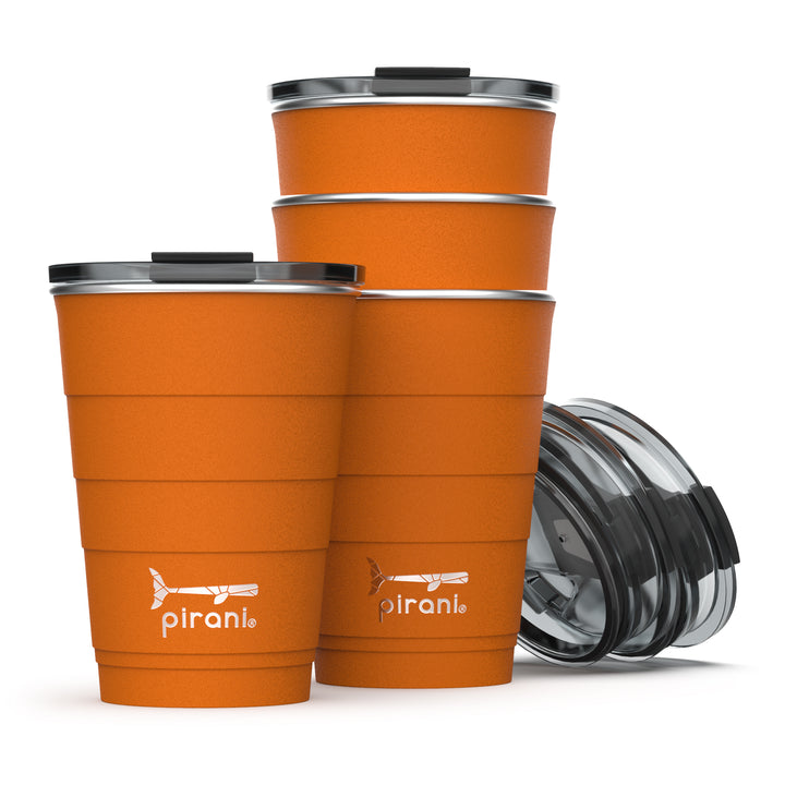 16oz Insulated Stackable Tumbler - 8 Pack - The Big Family Set - Solar#color_solar