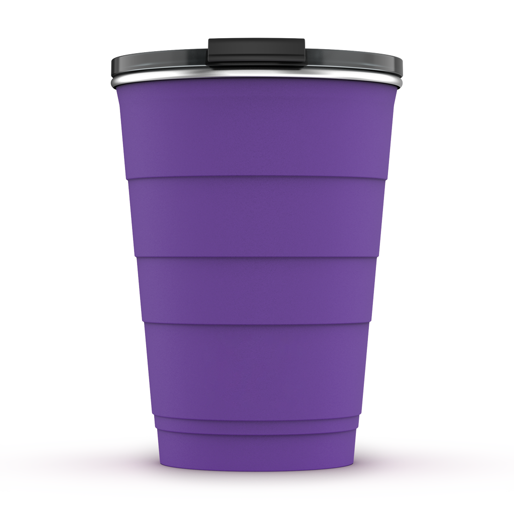 Contribute Sustainably Insulated Stackable Tumbler#color_solstice-purple